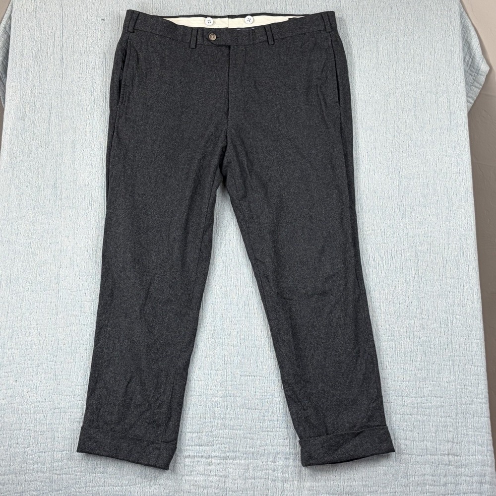 Brooks Brothers‎ Milano Pants Mens 35x26 VITALE BARBERIS CANONICO Italian Fabric